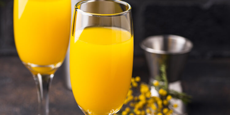 Bubbly Delights Orange Juice with Champagne Magic