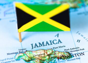 map of Jamaica