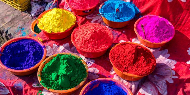 Homemade Holi colours