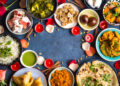 Navratri 2025 celebrations with fusion food and colourful fashion for nine nights, combining Indian traditions and Caribbean influences in the UK."