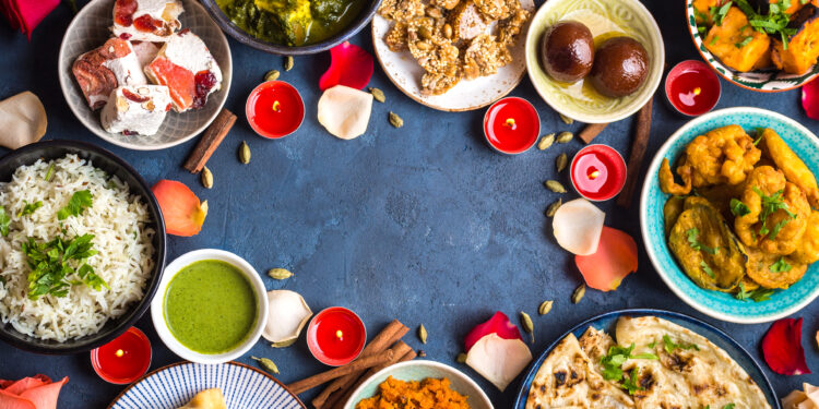 Navratri 2025 celebrations with fusion food and colourful fashion for nine nights, combining Indian traditions and Caribbean influences in the UK."